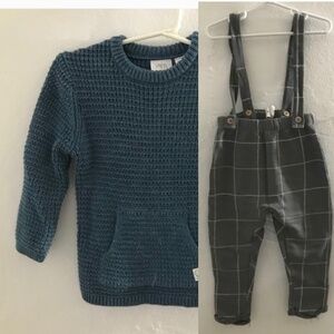 Zara baby Pants & Knit sweater